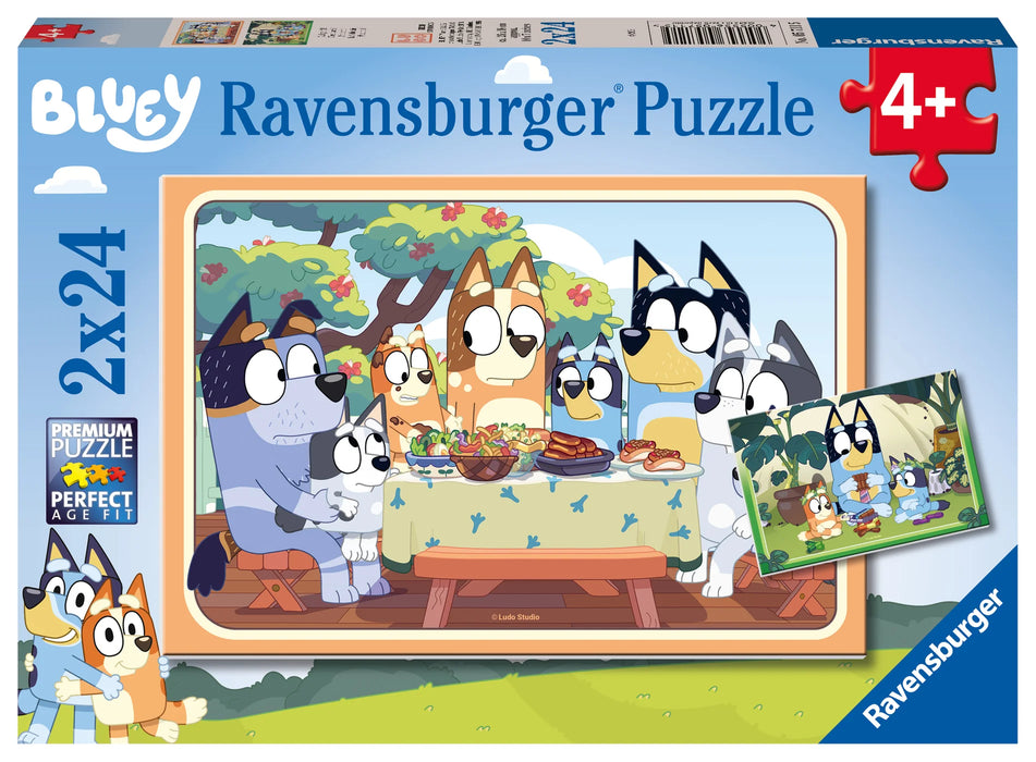 Ravensburger Puzzle | 2x24pc | Bluey