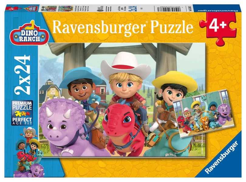 Ravensburger Puzzle 2x24pc Dino Ranch Friendship