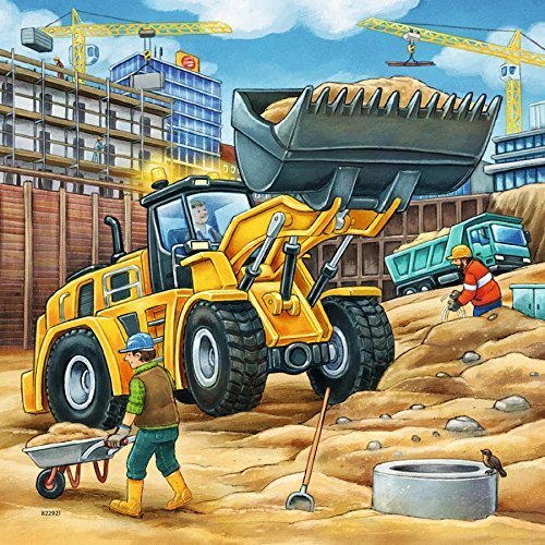 Ravensburger Puzzle 3x49pc Construction Vehicles