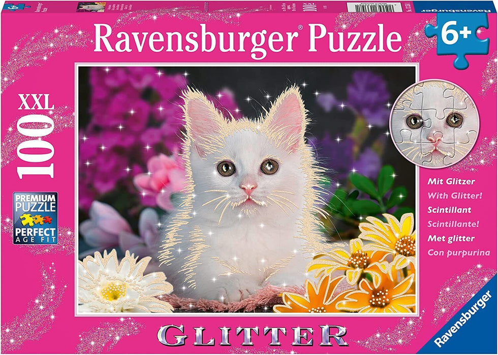 Ravensburger Puzzle | Glitter 100pc | Cat