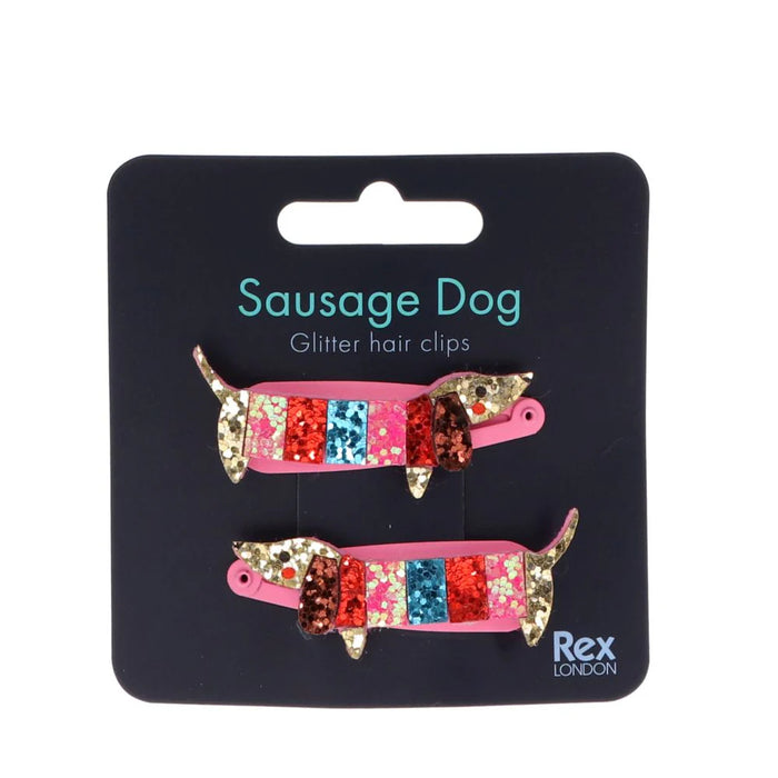 Rex London | Hair Clips - Sausage Dog