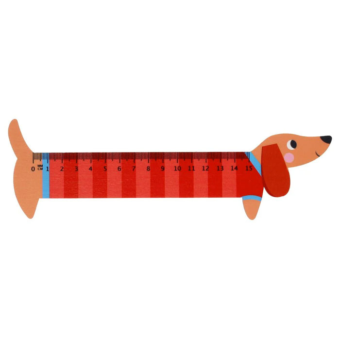 Rex London |  Wooden Ruler Sausage Dog