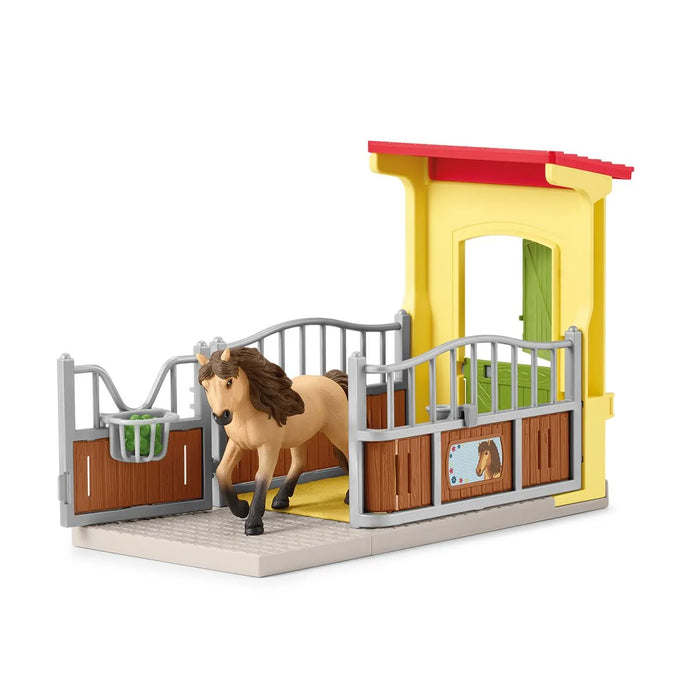 Schleich | Horse Club | Pony Box with Iceland Pony Stallion