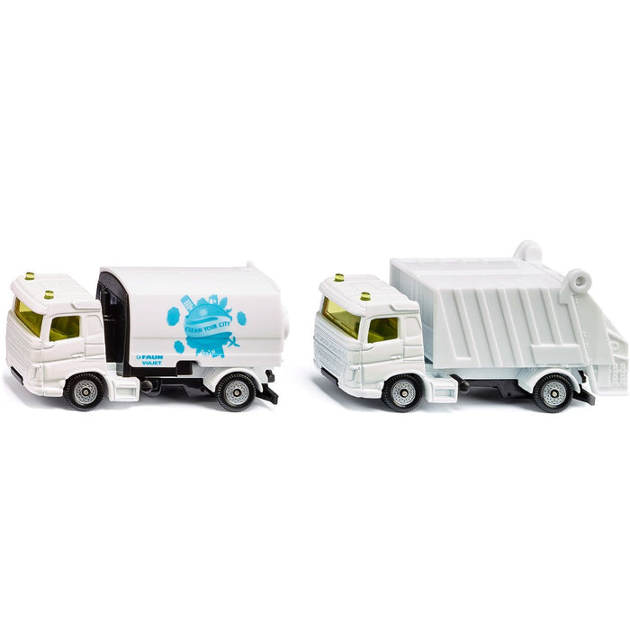Siku | Municipal Set | Road Sweeper and Garbage Truck