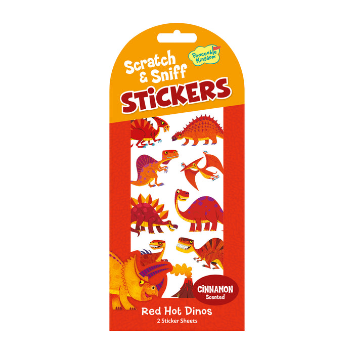 Scratch & Sniff Stickers | Red Hot Dinos