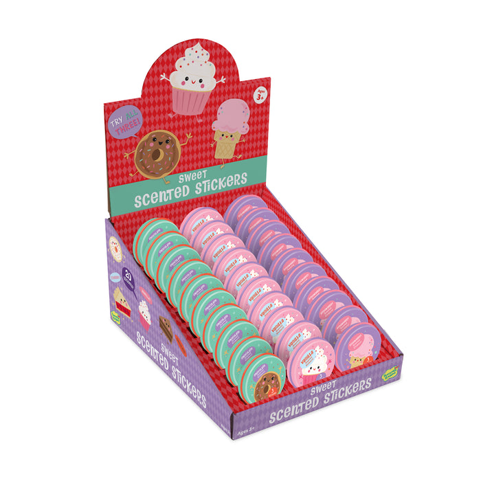 Scratch & Sniff Stickers | Sweet Scented in a tin