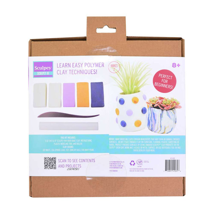 Sculpey III | Succulent Pots Kit