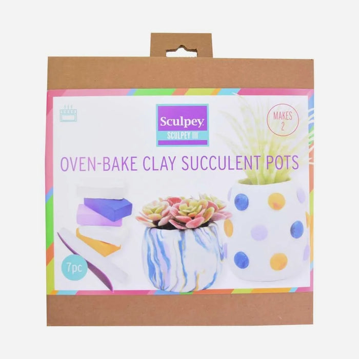 Sculpey III | Succulent Pots Kit