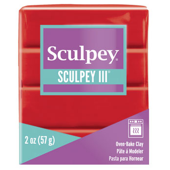 Sculpey | Sculpey III | Red 57g