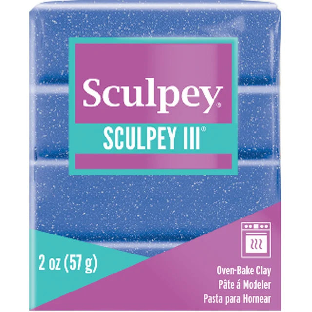 Sculpey | Sculpey III | Blue Glitter 57g