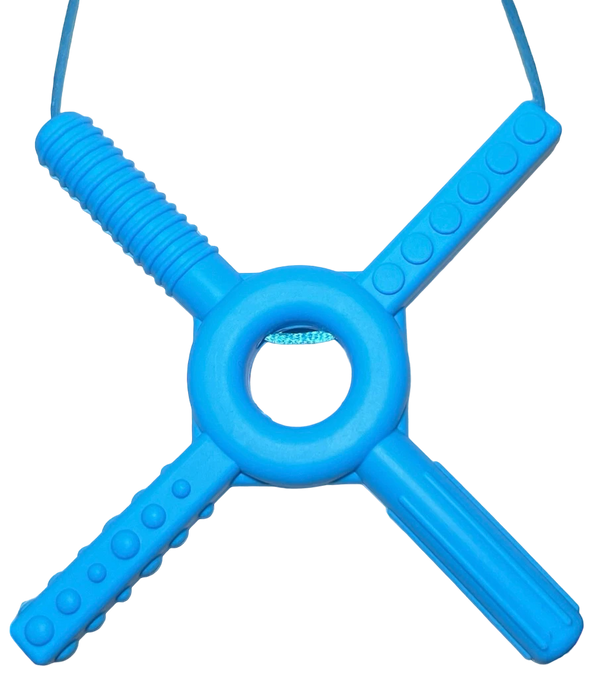 Sensory Chew Necklace | Circle Cross