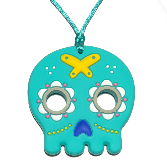 Sensory Chew Necklace | Sugar Skull