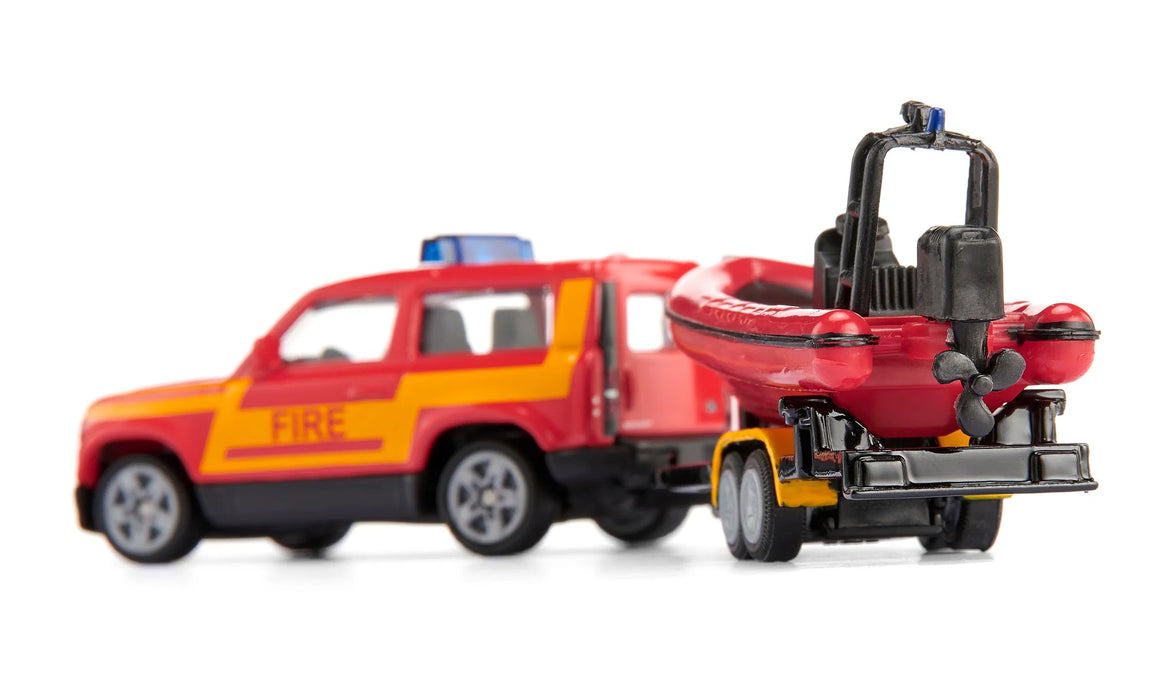 Siku | Land Rover Defender with boat