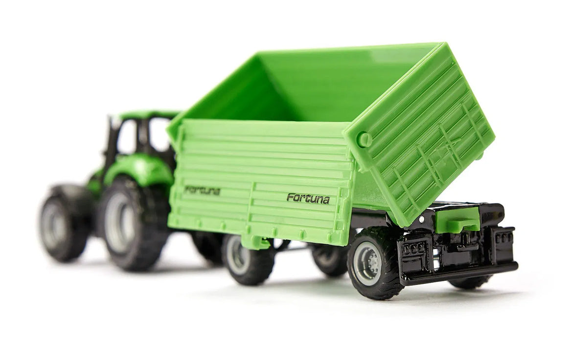 Siku | Deutz-Fahr with Fortuna 4-wheel-trailer