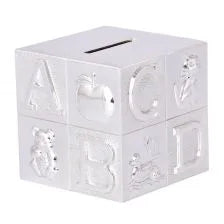 Silver Money Box | ABC Cube
