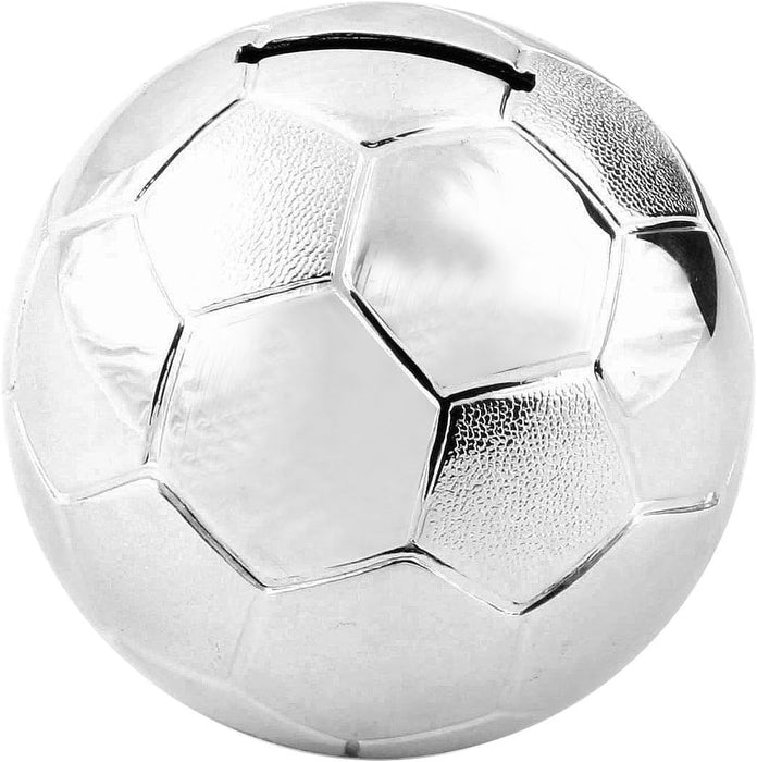 Silver Money Box | Soccer Ball