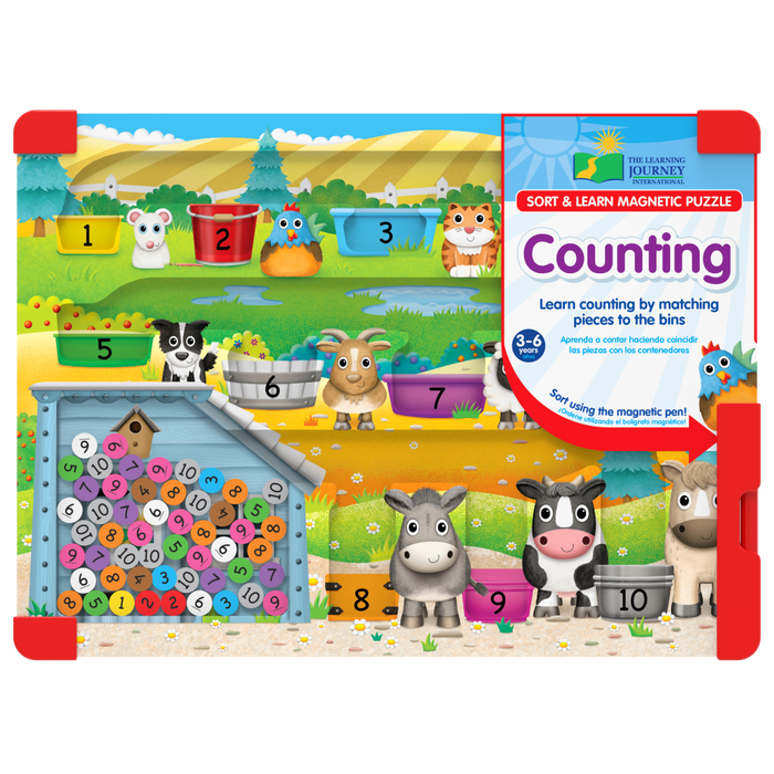 Sort & Learn Magnetic Puzzle – Counting