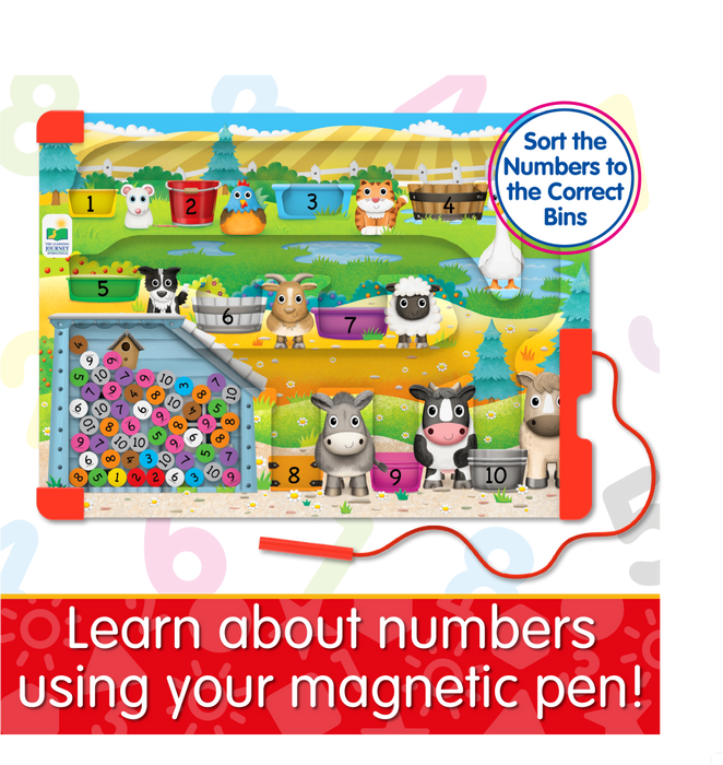 Sort & Learn Magnetic Puzzle – Counting