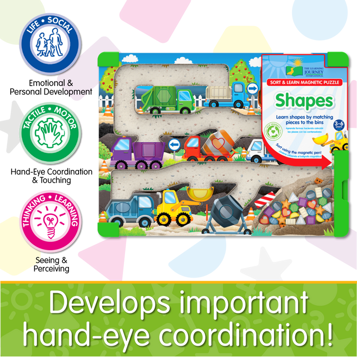 Sort & Learn Magnetic Puzzle – Shapes