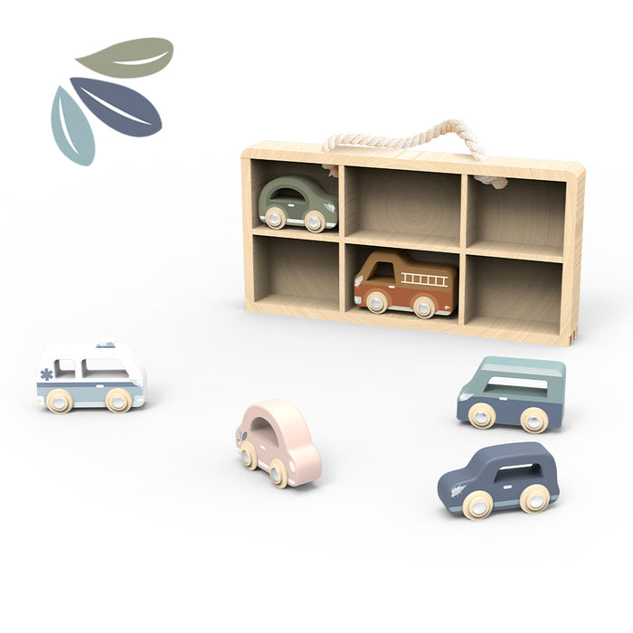 Speedy Monkey | Car Display Case (incl 6 vehicles)