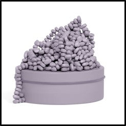 Speks | Crags | Magnetic Fidget Putty Neutral 300g