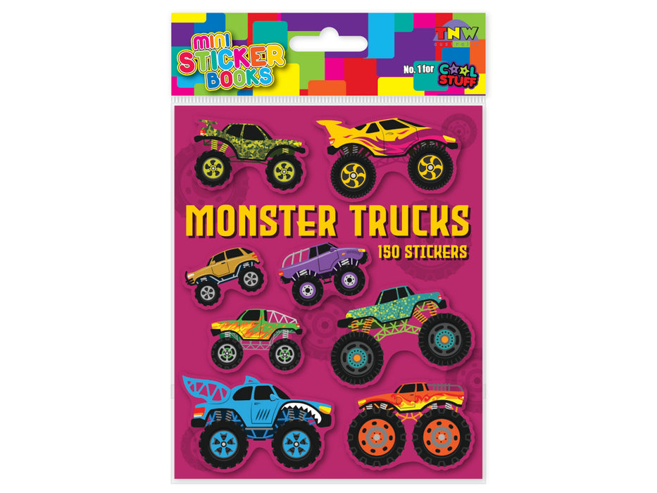 Sticker Pad - Monster Trucks