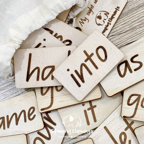 Sight Words | Wooden