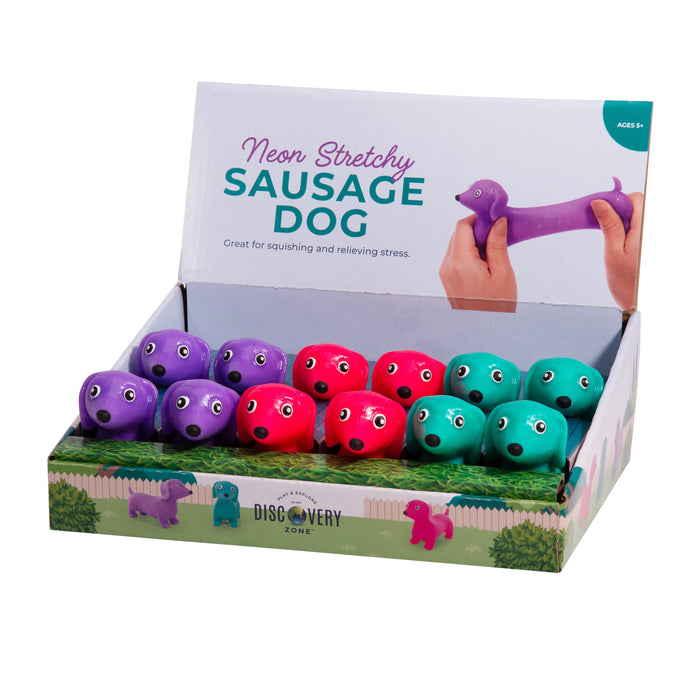 Stretchy Sausage Dog - Neon