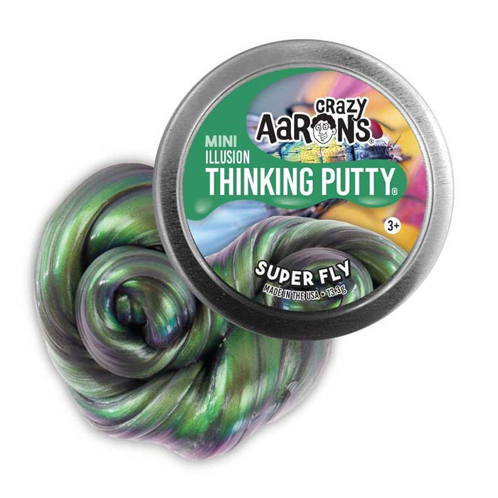 Crazy Aaron's Thinking Putty Mini | Illusion | Super Fly