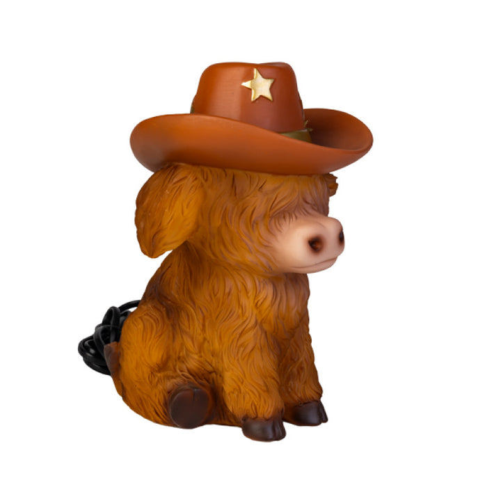 Table Lamp - Highland Cow