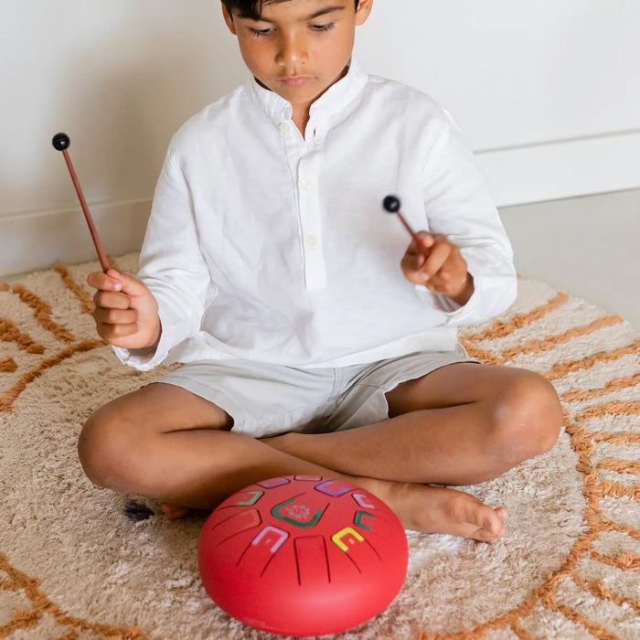 Tambú Metal Drum - Scarlet Sunset