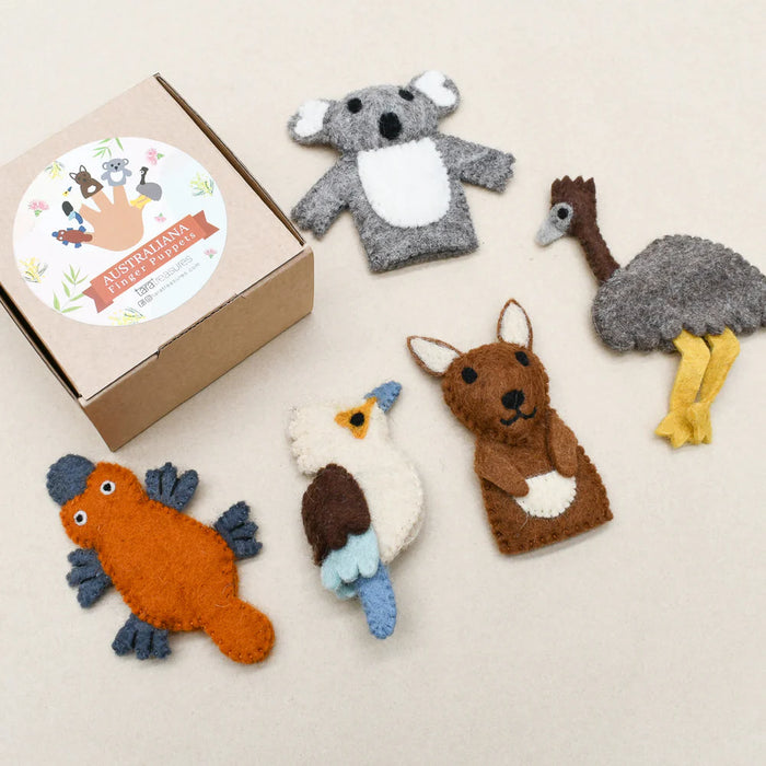 Tara Treasures | Australian Animals A - Finger Puppet Set