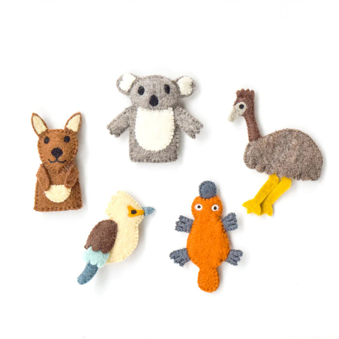 Tara Treasures | Australian Animals A - Finger Puppet Set