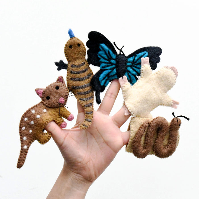 Tara Treasures | Australian Animals F - Finger Puppet Set
