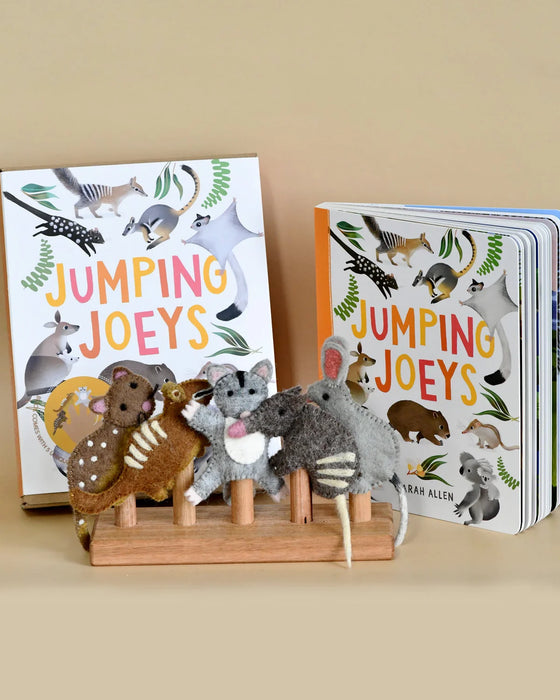 Tara Treasures | Book & Felt - Jumping Joeys