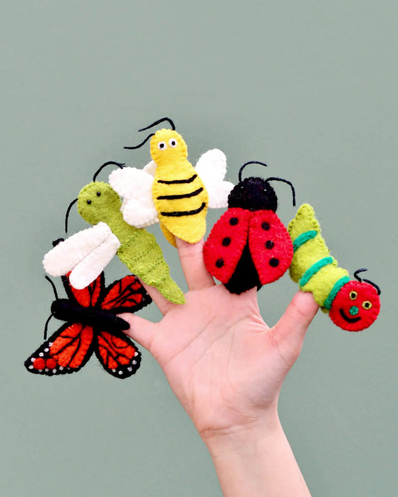 Tara Treasures | Insects and Bugs - Finger Puppet Set