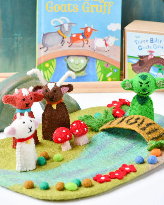 Tara Treasures | Felt - 3 Billy Goats Gruff