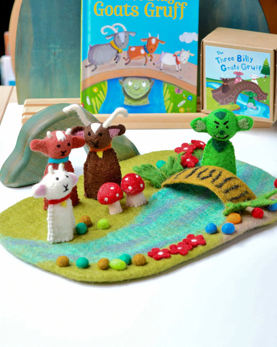 Tara Treasures | Felt - 3 Billy Goats Gruff