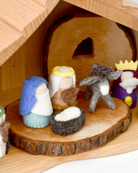 Tara Treasures | Felt Nativity Peg Dolls Set