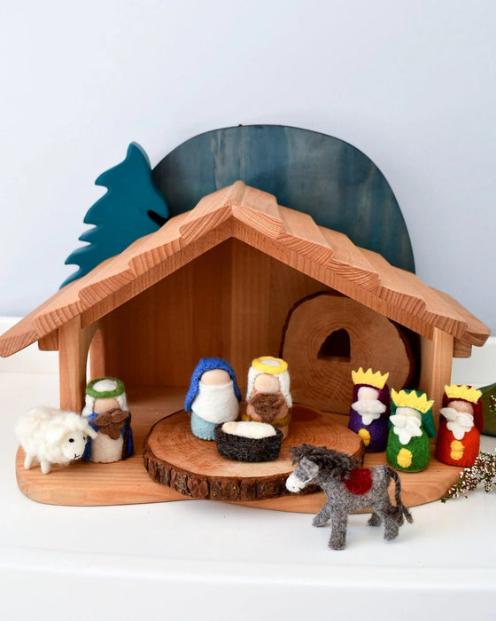 Tara Treasures | Felt Nativity Peg Dolls Set