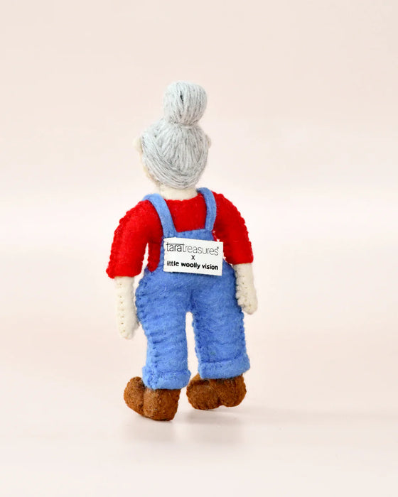 Tara Treasures | Felt Old MacDonald Female Farmer