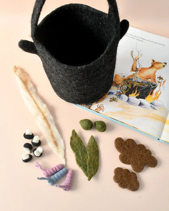 Tara Treasures | Felt "Wombat Stew" Billy Can and more