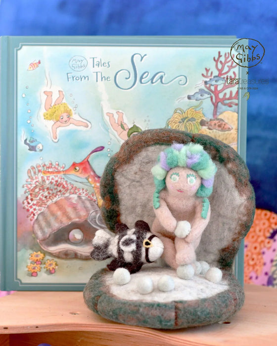Tara Treasures | May Gibbs - Little Obelia, Clam Shell and Fish