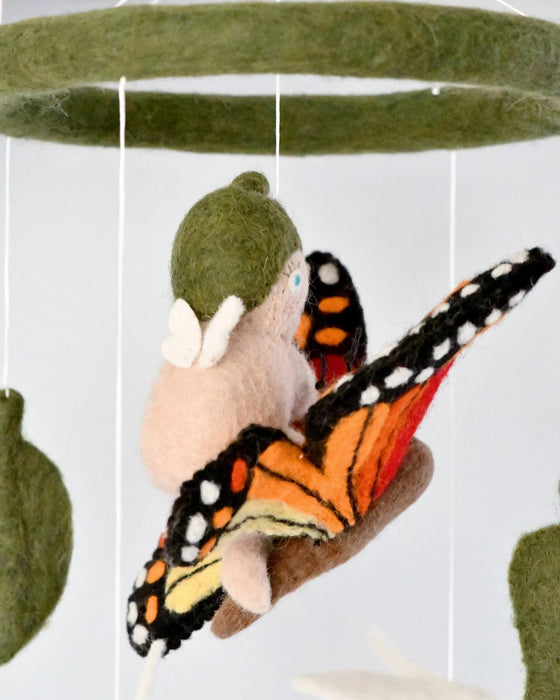 Tara Treasures | May Gibbs Gumnut Baby with Butterfly Cot Mobile