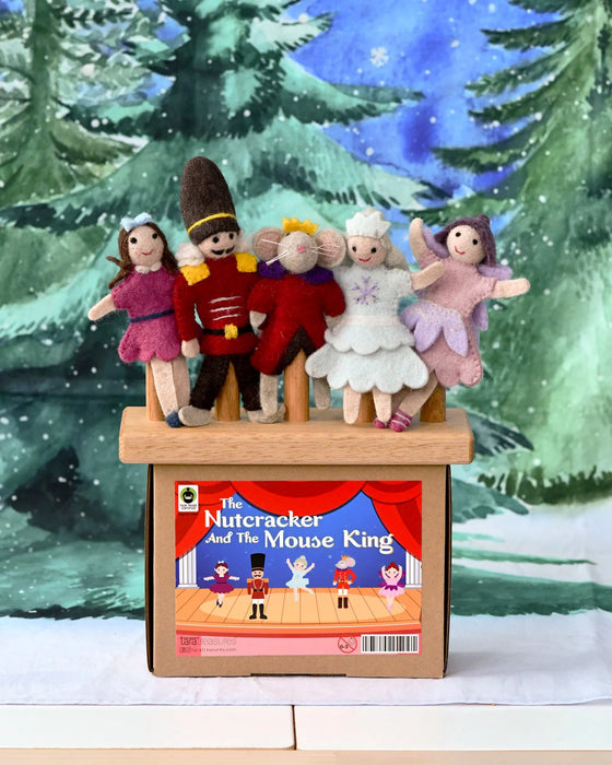 Tara Treasures | Nutcracker and the Mouse King Finger Puppet Set