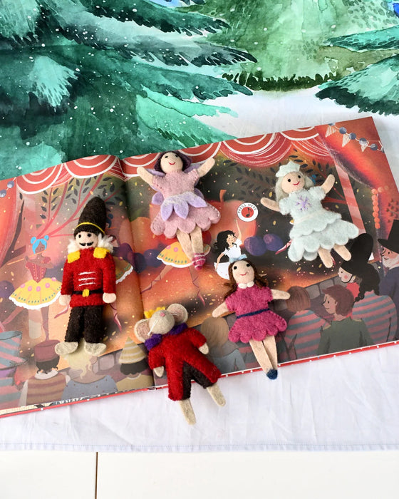 Tara Treasures | Nutcracker and the Mouse King Finger Puppet Set