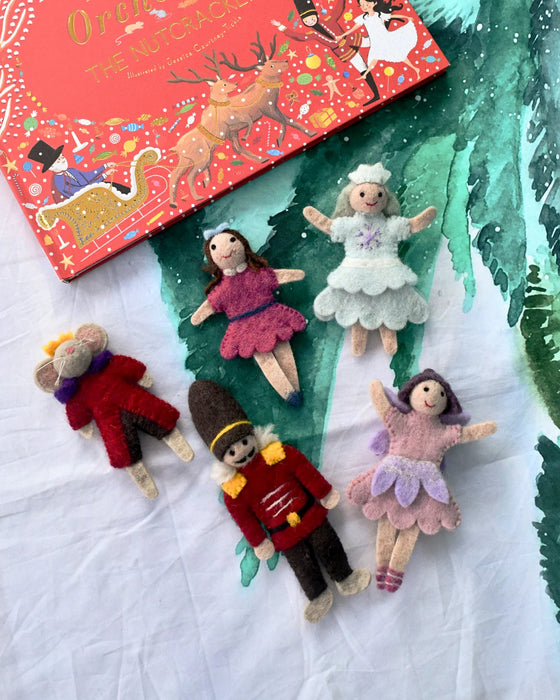 Tara Treasures | Nutcracker and the Mouse King Finger Puppet Set