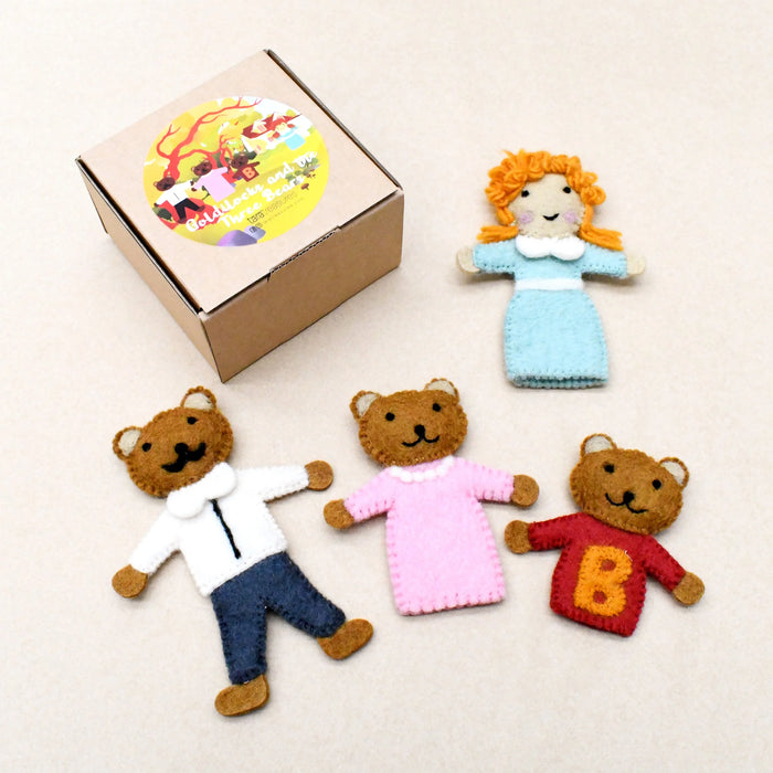 Tara Treasures | Felt - Goldilocks and the Three Bears