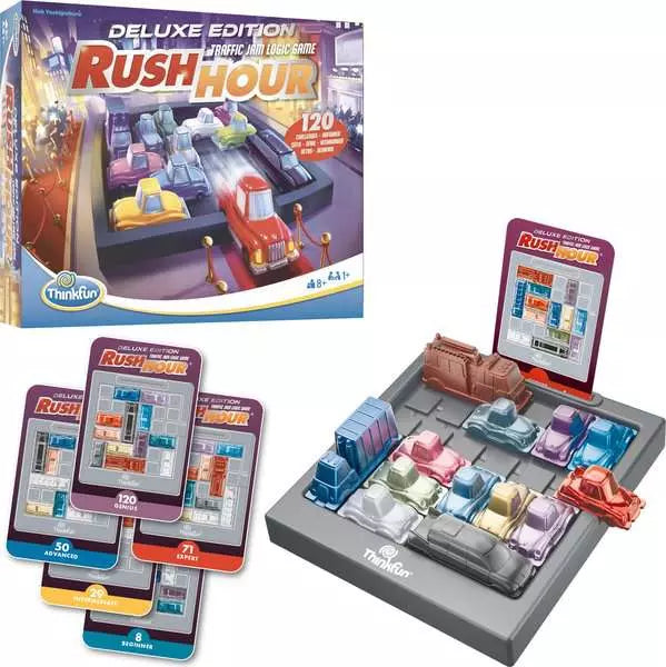 Thinkfun Game | Rush Hour Deluxe Edition - refresh