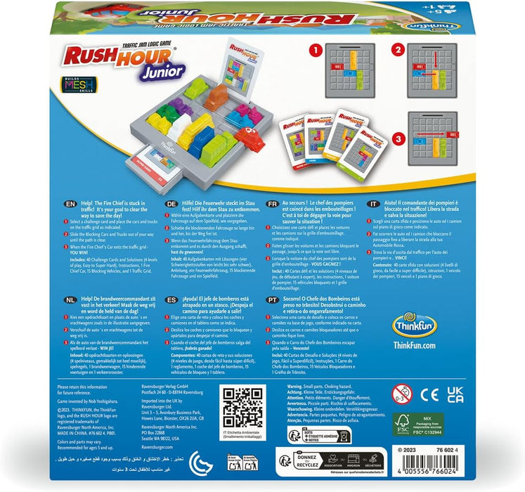 Thinkfun Game | Rush Hour Junior - Refresh 2025